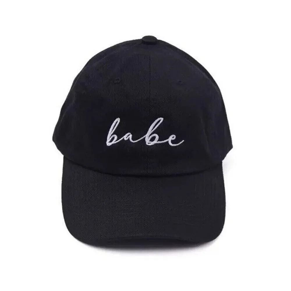Los Angeles Boutique Black BABE Baseball Hat Bachelorette Wedding NEW Adjustable